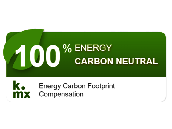 Seal 100% carbon neutral from klima.metrix